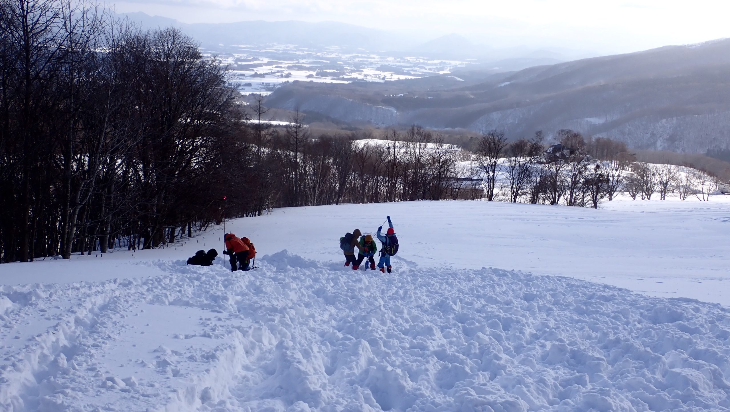 雪崩講習会（実地）